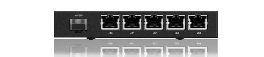 UBNT WFUBER-X-SFP-EU UBNT ER‑X‑SFP - UBNT EdgeRouter X SFP 6 Port Gigabit Firewall Router ürün görseli 2 - wifidepo
