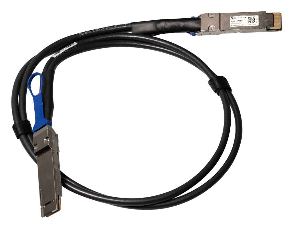 DDQ+DA0001-Mikrotik DDQ+DA0001 1m 400G QSFP-DD Direct Attach Cable