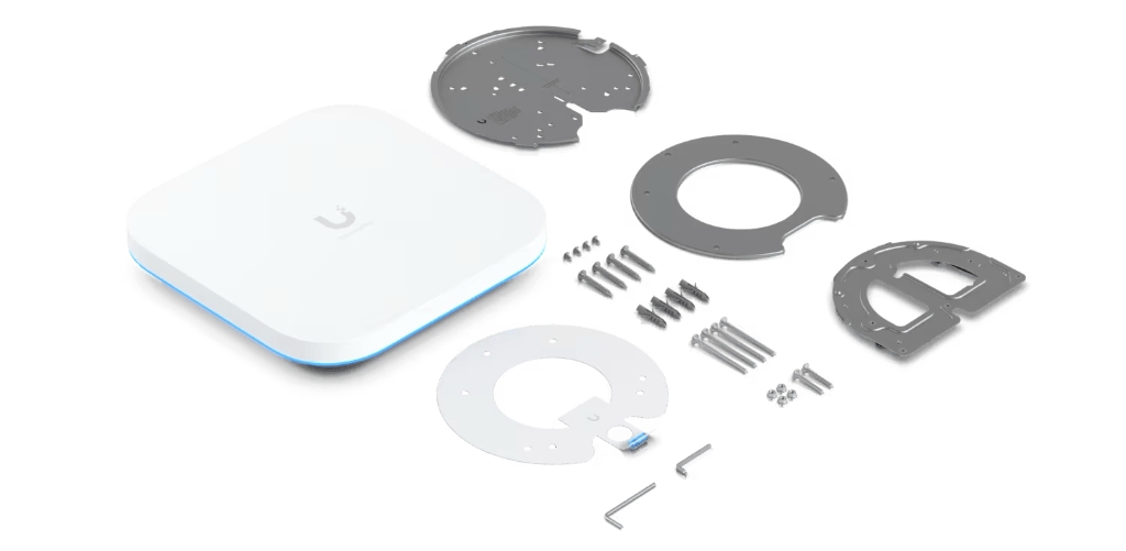 UBNT E7 UBNT UniFi E7 WiFi 7 Access Point - 10 Stream, 10GbE PoE++ Uplink, 6GHz - 1000+ İstemci Desteği ürün görseli 6 - wifidepo