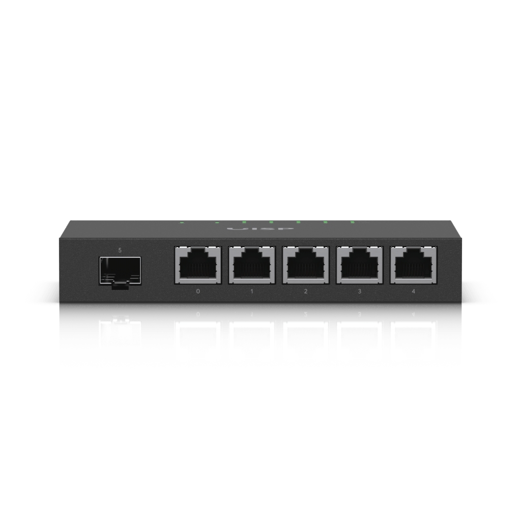 ER-X-SFP-UBNT EdgeRouter X SFP (ER-X-SFP) – 5 Port Gigabit RJ45, 24V Pasif PoE ve SFP Portlu Kompakt Router