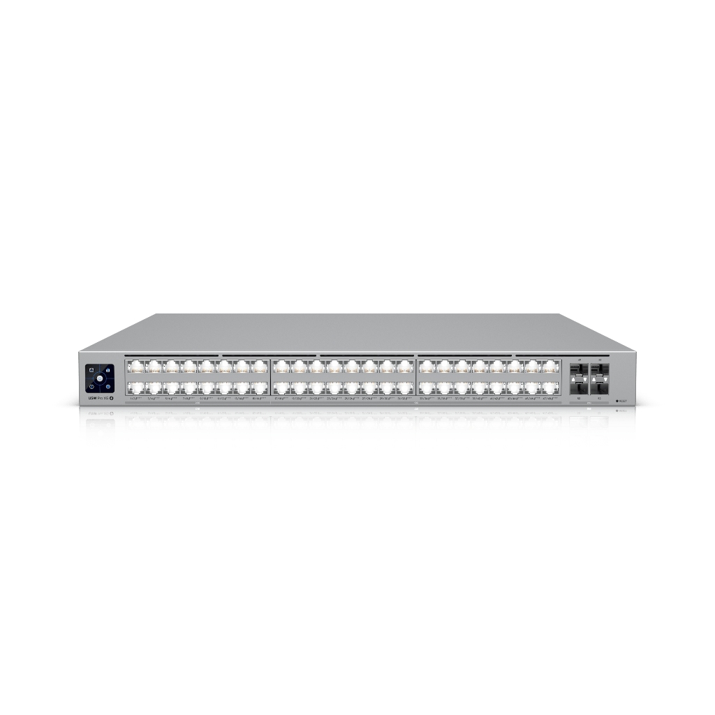 -UBNT UniFi Pro XG 48 (USW-Pro-XG-48) | 48 Port 10GbE/2.5GbE Layer 3 Etherlighting™ PoE Switch