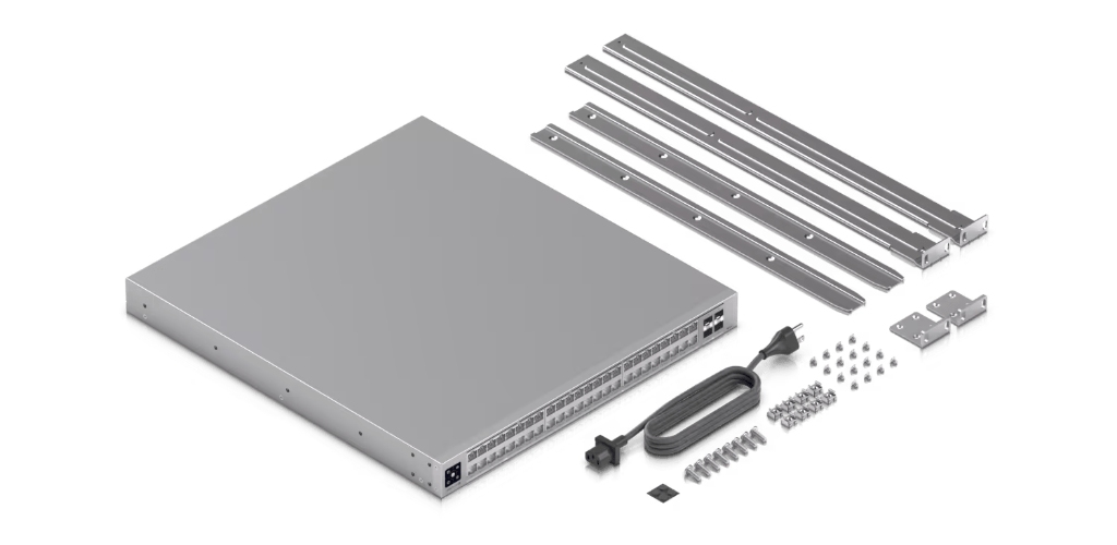 UBNT USW-Pro-XG-48 UBNT UniFi Pro XG 48 (USW-Pro-XG-48) | 48 Port 10GbE/2.5GbE Layer 3 Etherlighting™ PoE Switch ürün görseli 5 - wifidepo