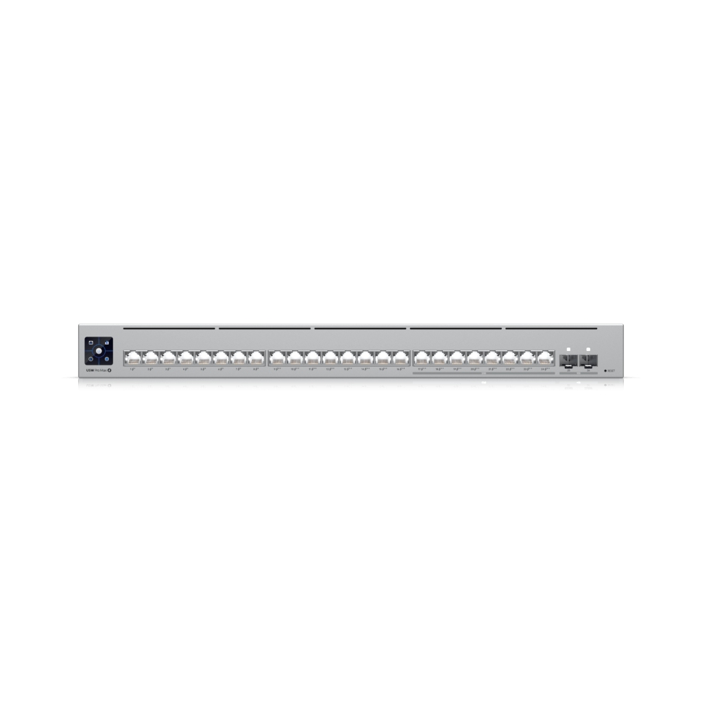 UBNT USW-Pro-Max-24-PoE-EU UBNT UniFi USW-Pro-Max-24-PoE-EU 24 Port PoE++ 2.5G Yönetilebilir Switch ürün görseli 3 - wifidepo
