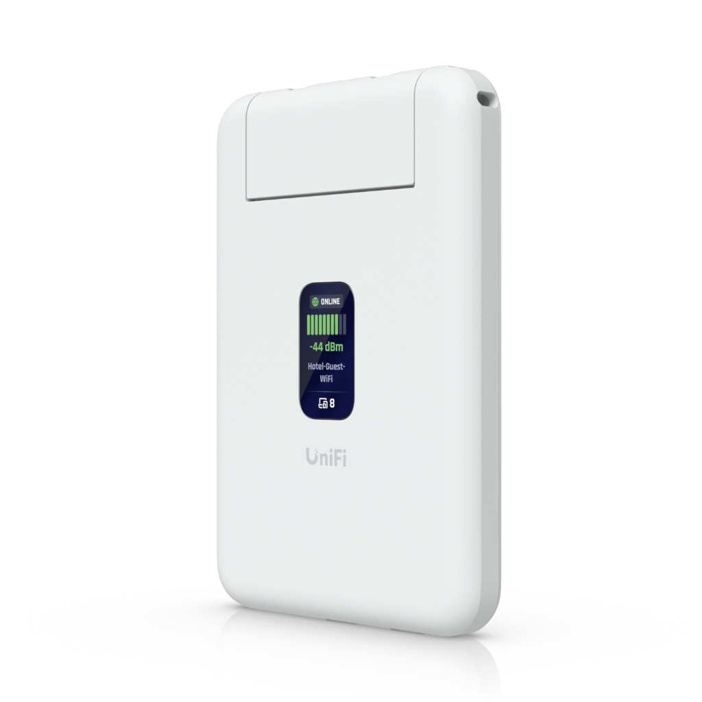 UTR-UBNT UniFi Travel Router (UTR) - Ultra İnce Seyahat Router | WireGuard & OpenVPN VPN, 2x Gigabit Ethernet, WiFi 5, USB-C